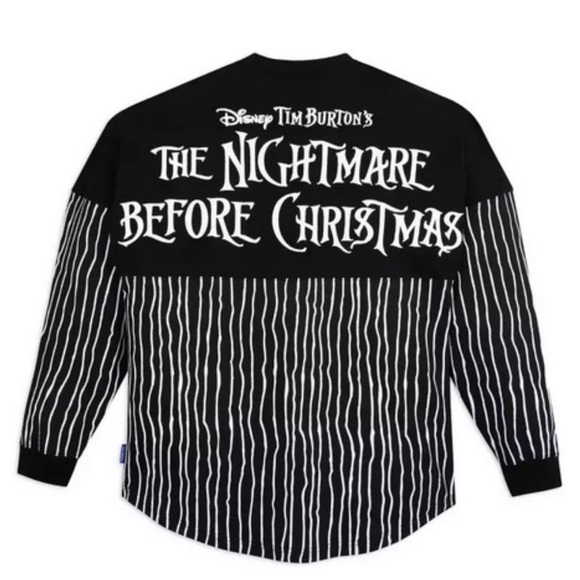 Disney Tim Burton's The Nightmare Before Christmas Spirit Jersey Large NWT 🖤 HP - Picture 2 of 6